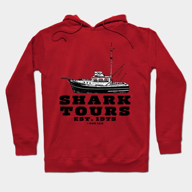 Jaws Shark Tours Hoodie by Shawn's Domain